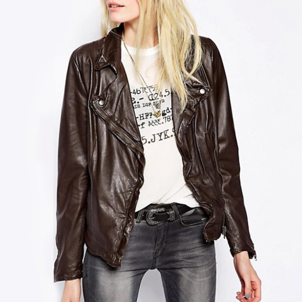 Muubaa Monteria Butter-Soft Leather Jacket